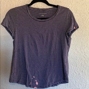 Tommy Hilfiger Striped Cotton Tee